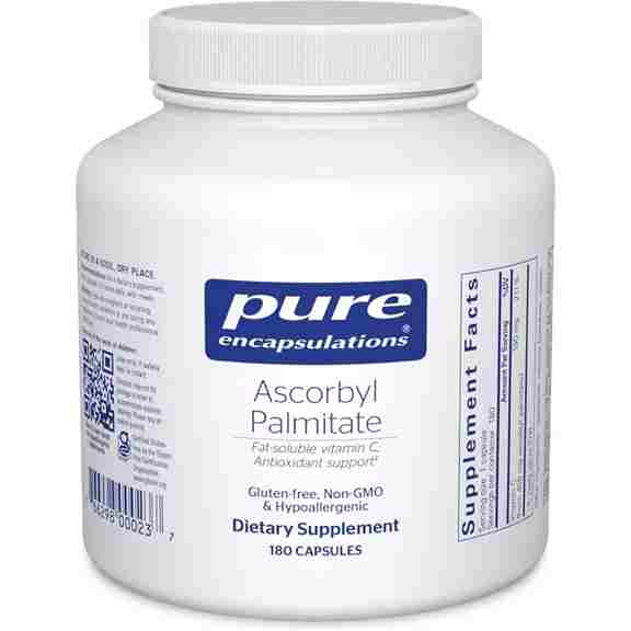 Аскорбилпальмитат Pure Encapsulations Ascorbyl Palmitate, 180 капсул фото