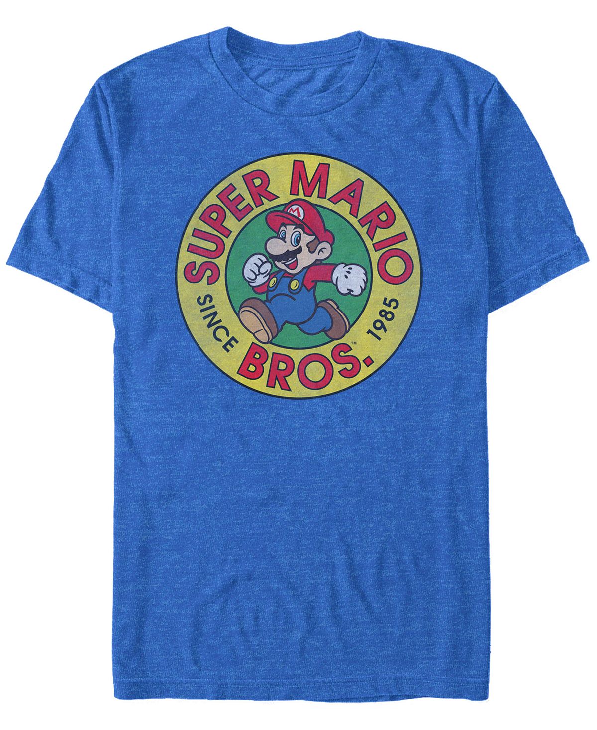 Мужская футболка с коротким рукавом super mario running mario nintendo Fifth Sun рюкзак луиджи и йоши mario голубой 3