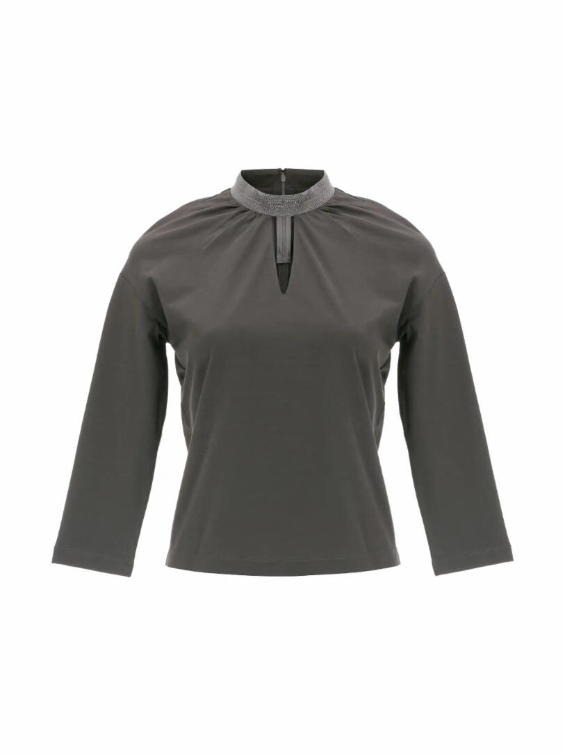 

Хлопковая блузка Fabiana Filippi Black Label