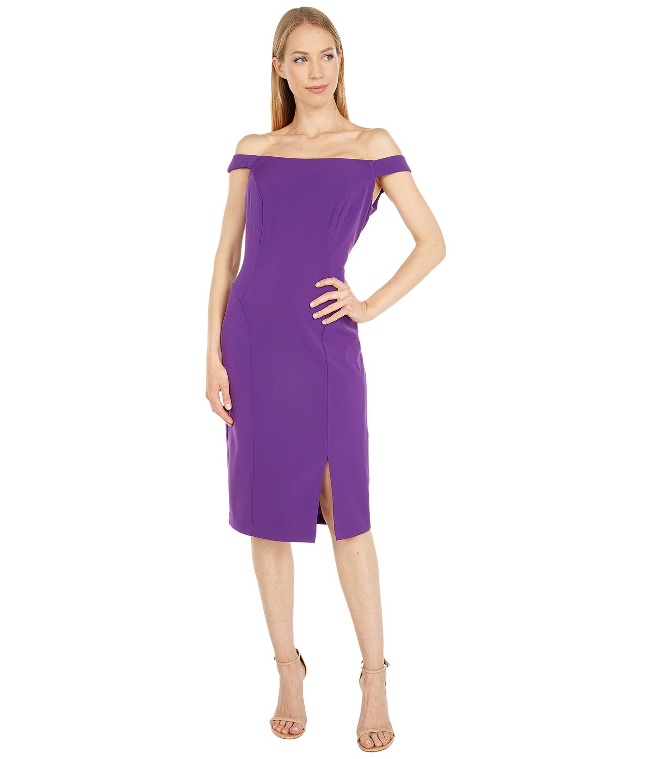 

Платье MARINA, Stretch Crepe Off Shoulder