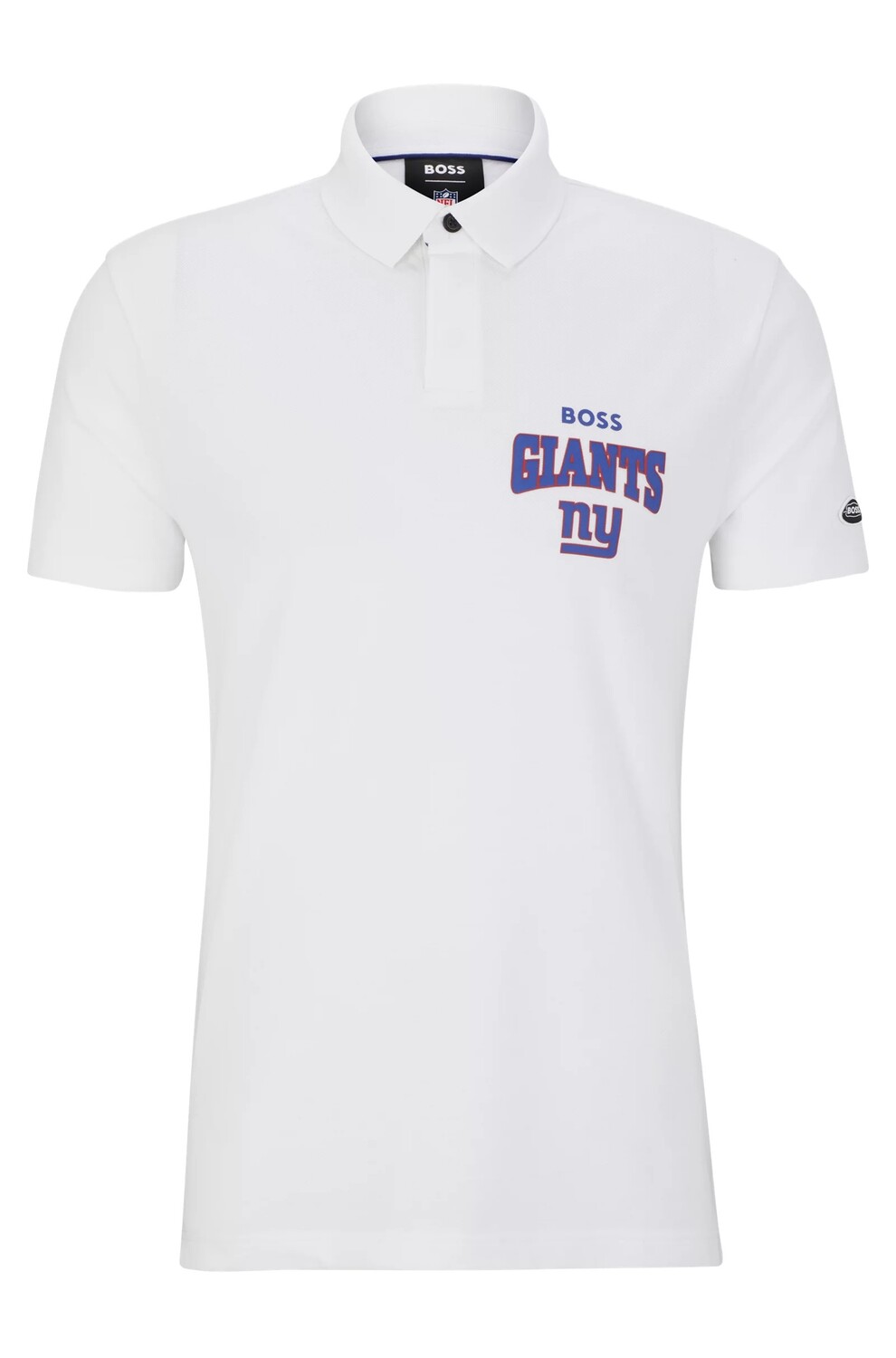 

Футболка поло Boss X Nfl Cotton-piqué With Collaborative Branding Giants, белый