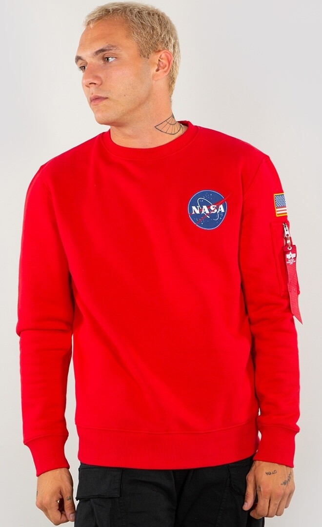 

Толстовка Alpha Industries Space Shuttle, красная