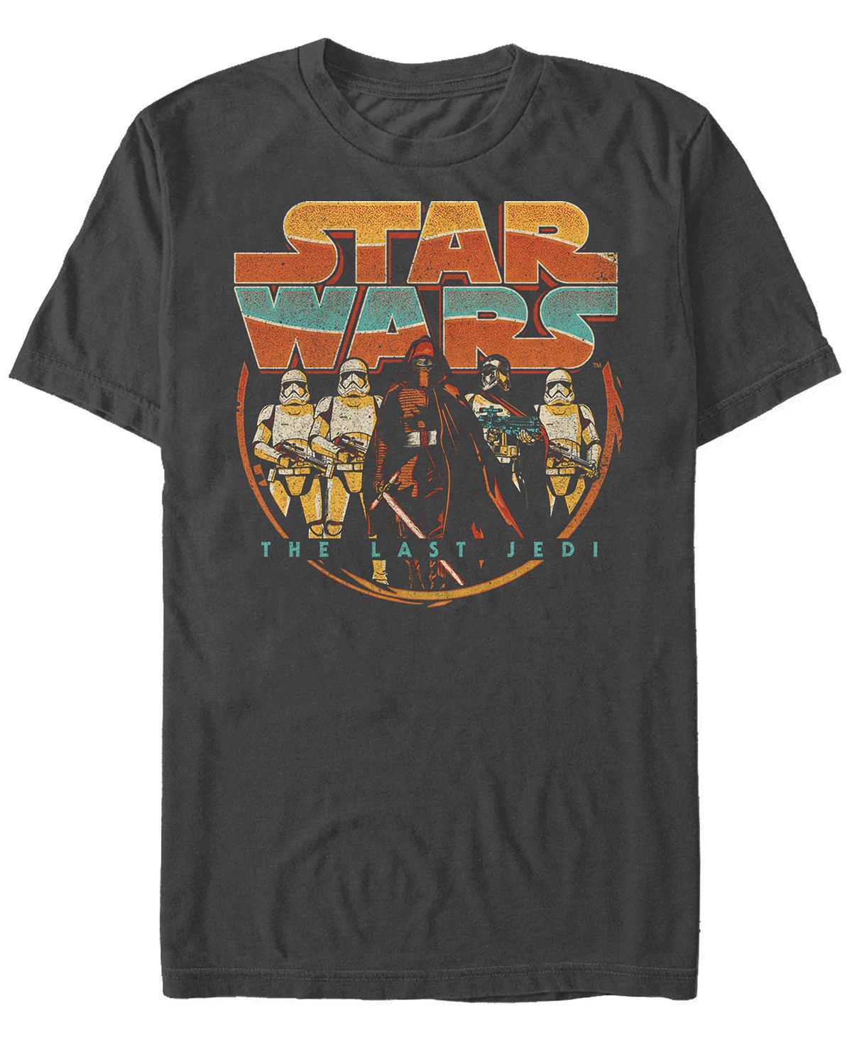 Звездные войны мужская футболка с коротким рукавом the last jedi kylo ren soldiers Fifth Sun, мульти