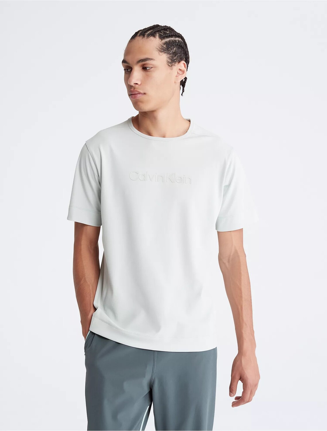 

Футболка Calvin Klein CK Sport Crewneck, светло-серый