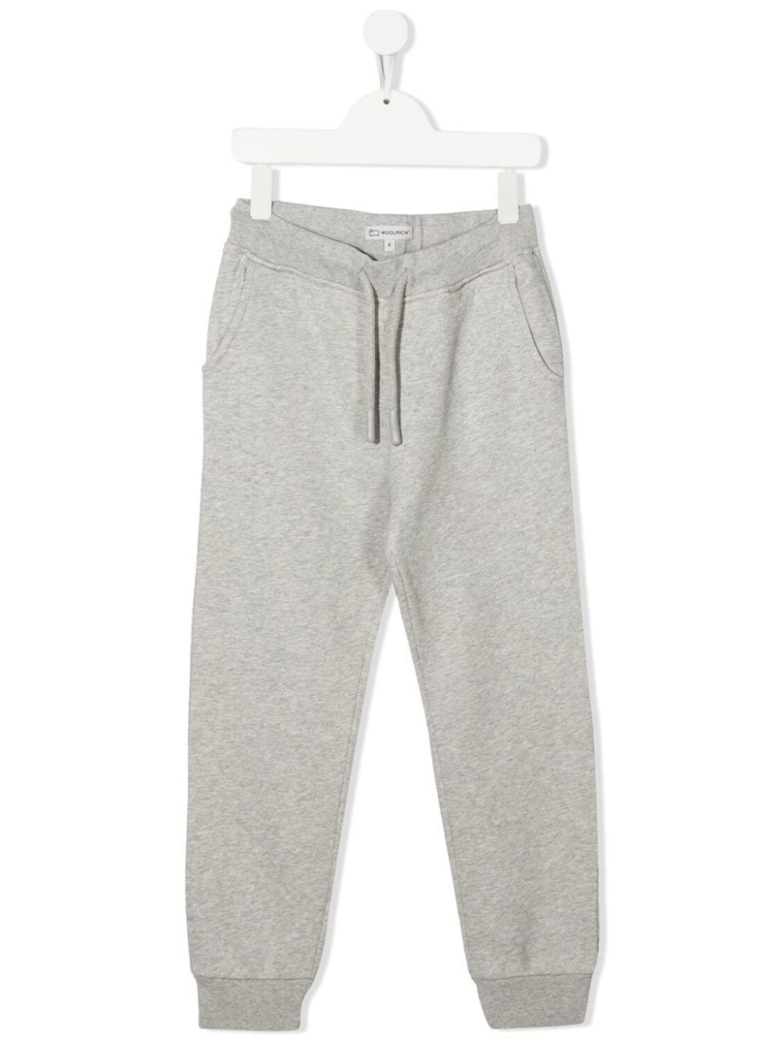 

Woolrich Kids спортивные брюки из органического хлопка, серый