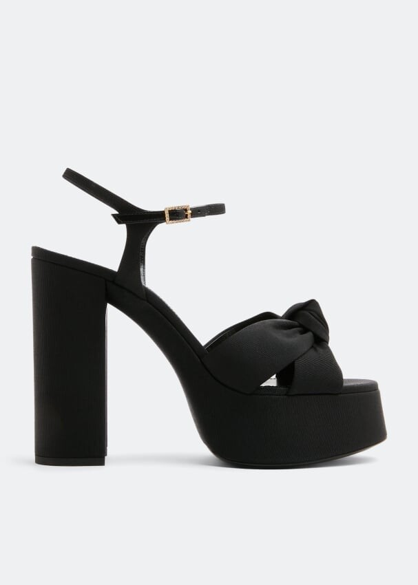 

Сандалии SAINT LAURENT Bianca platform sandals, черный