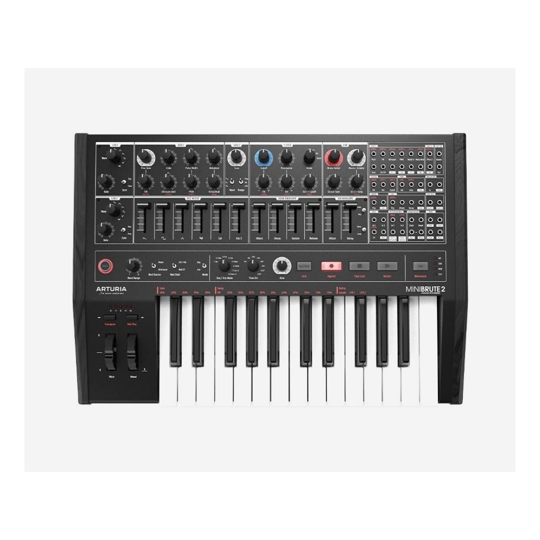 

Синтезатор Arturia MiniBrute 2 Noir Edition аналоговый, черный