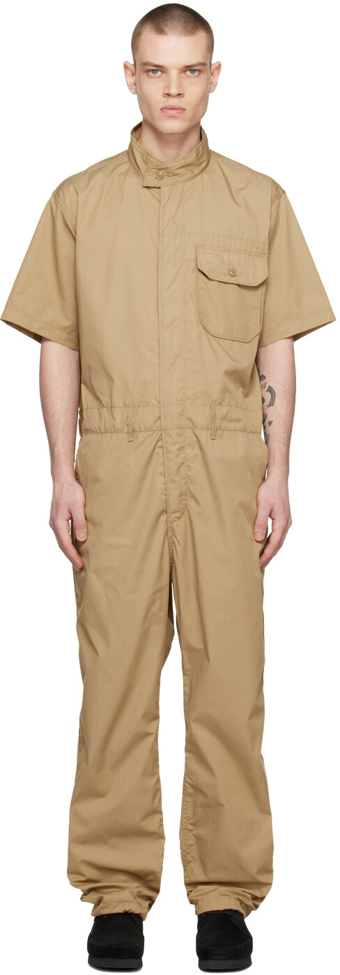 

Бежевый гоночный комбинезон Engineered Garments