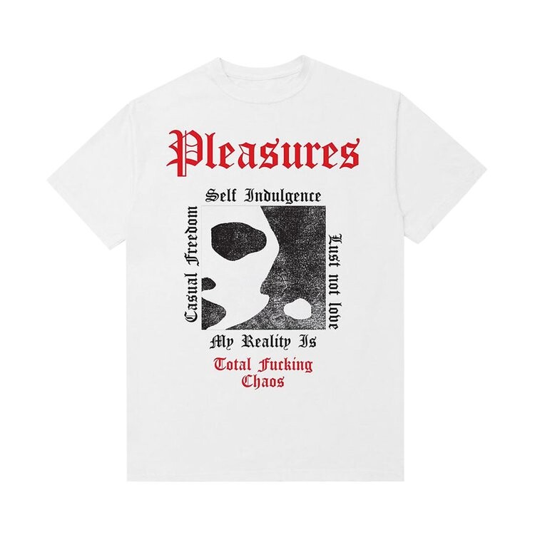 

Футболка Pleasures Reality T-Shirt 'White', белый