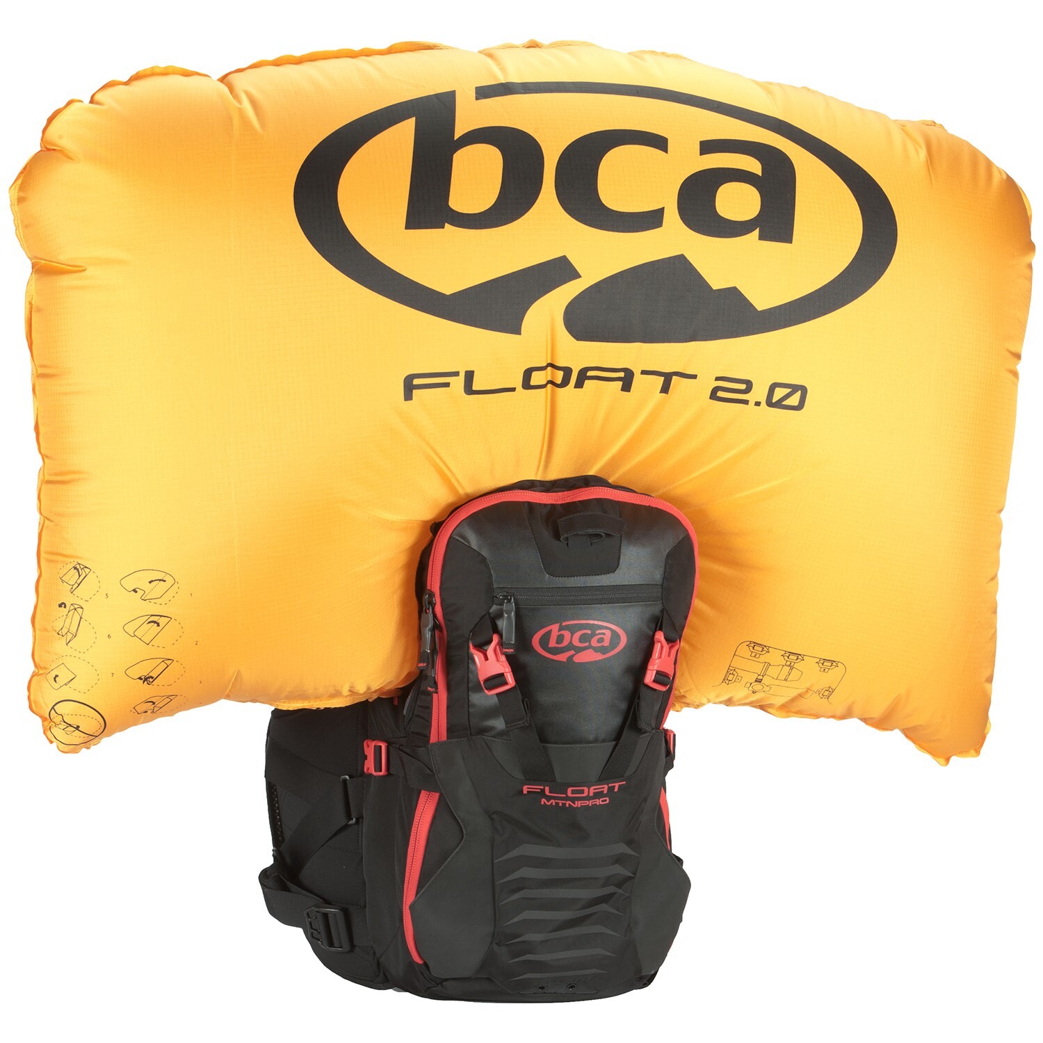 Жилет с подушкой безопасности BCA Float MtnPro, черный – заказать из-за ...