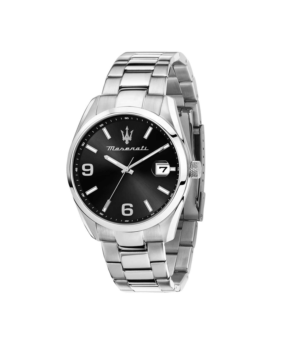 Мужские часы Maseratti R8853151007 со стальным и серебряным ремешком Maserati, серебро