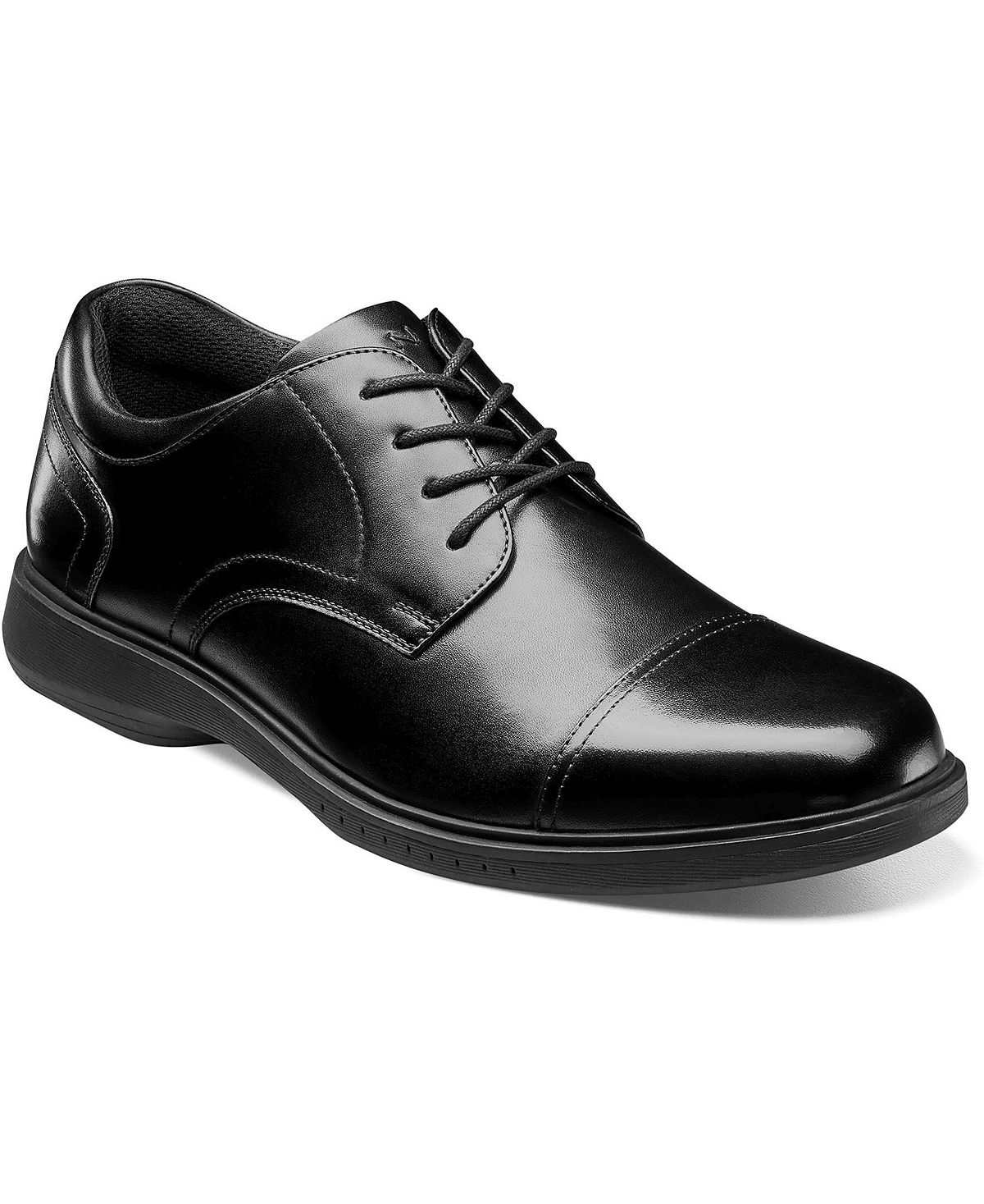 Мужские кроссовки kore pro cap toe oxford с нескользящей технологией комфорта Nunn Bush, черный - фото