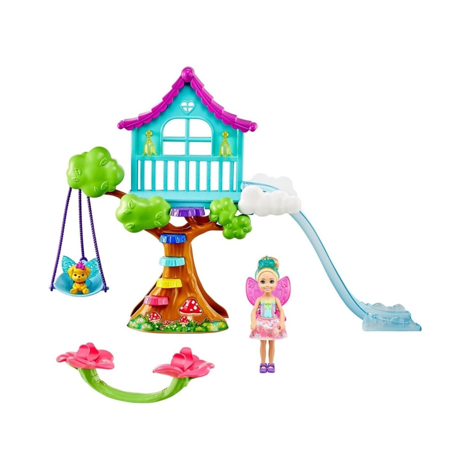 

Кукла Barbie Dreamtopia Chelsea and the Fun World Playset