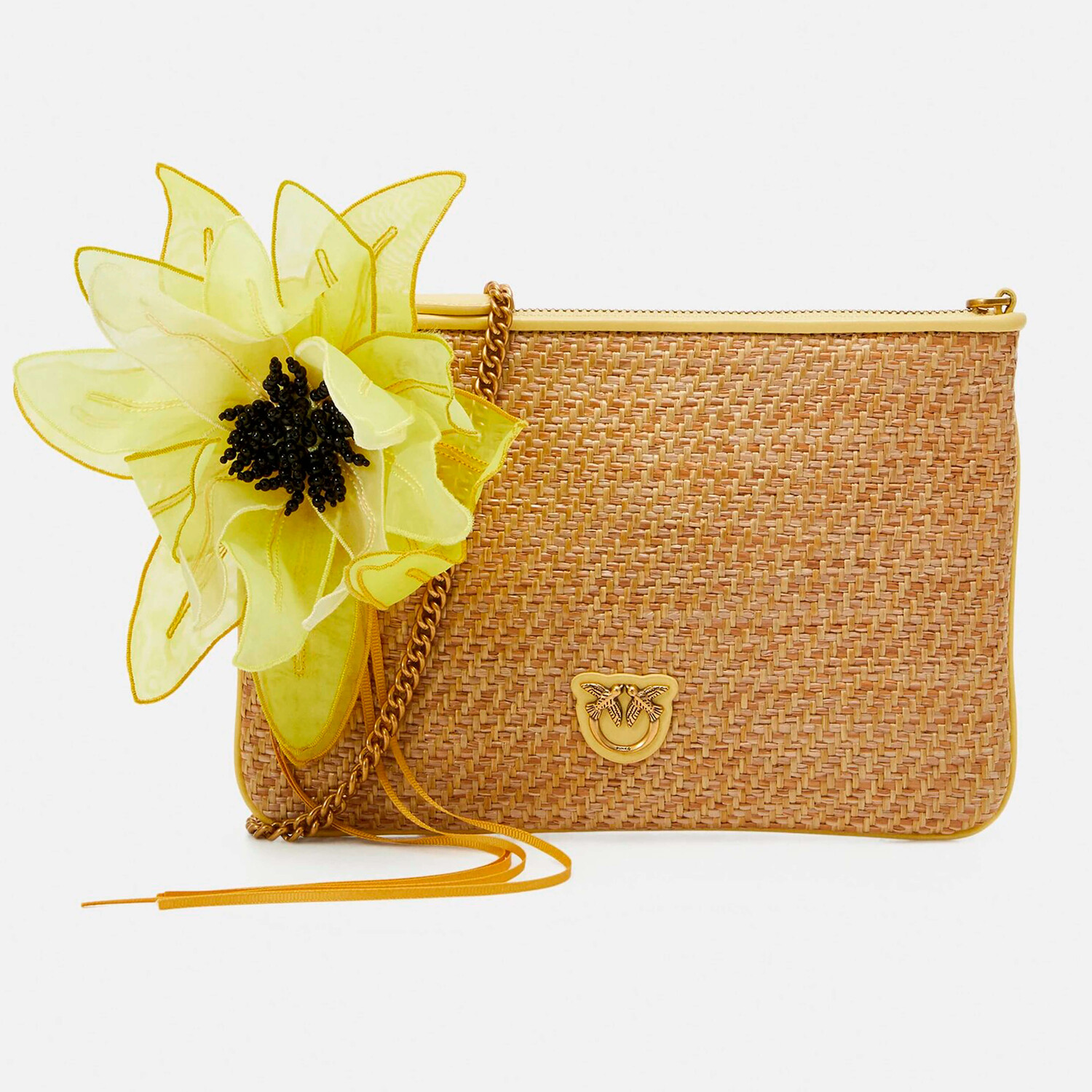 

Сумка кросс-боди Pinko Flat Classic, желтый
