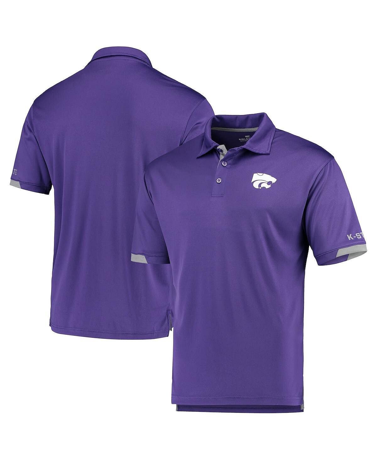 

Мужская фиолетовая футболка-поло kansas state wildcats santry Colosseum, фиолетовый