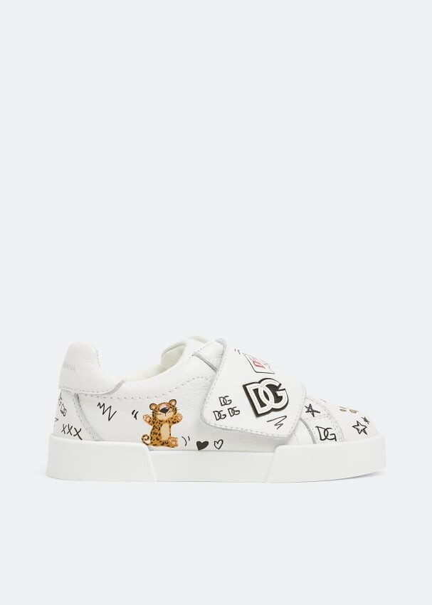 

Кроссовки DOLCE&GABBANA Portofino light sneakers, белый