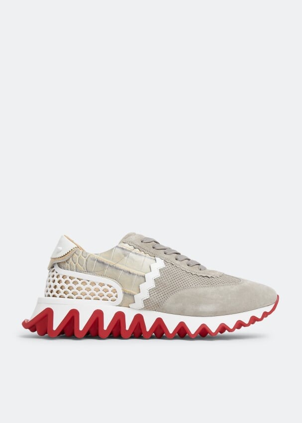 

Кроссовки CHRISTIAN LOUBOUTIN Loubishark sneakers, серый