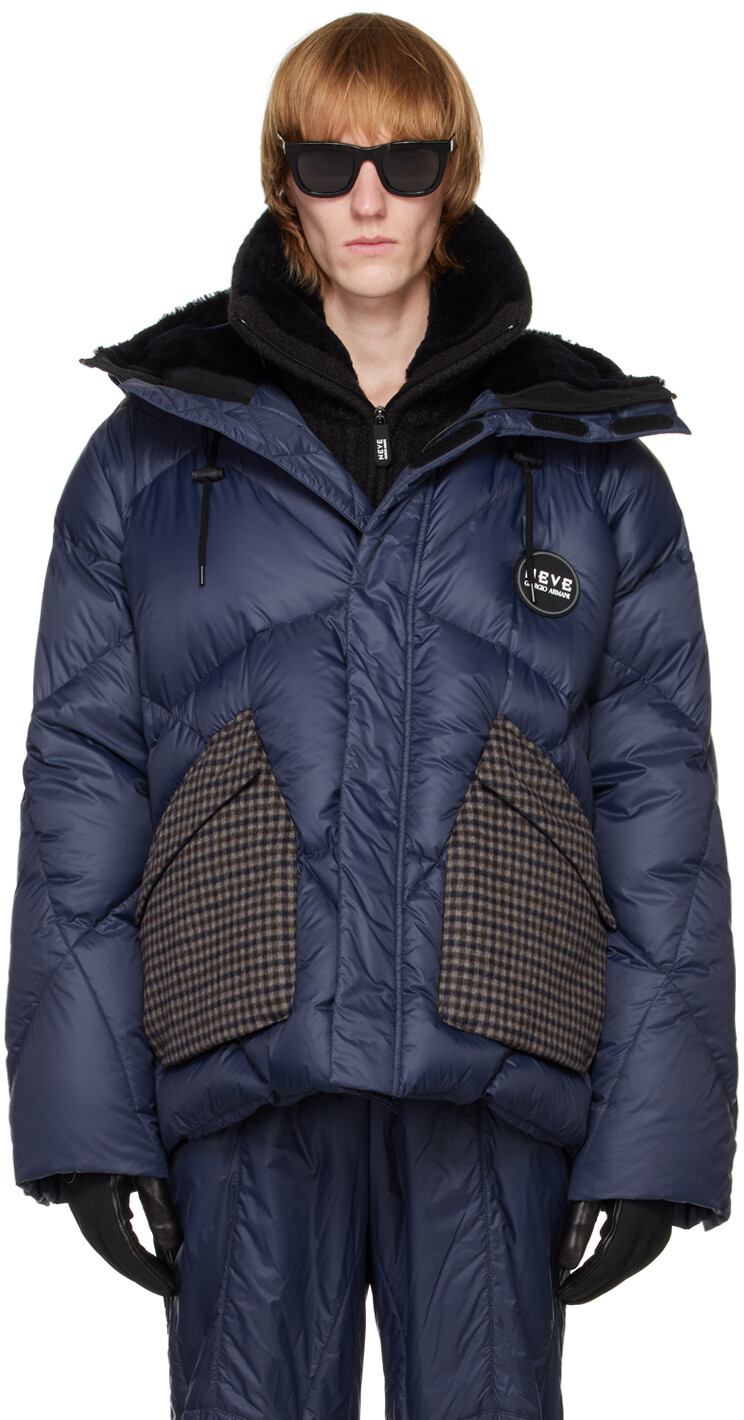 

Синий пуховик Neve Giorgio Armani