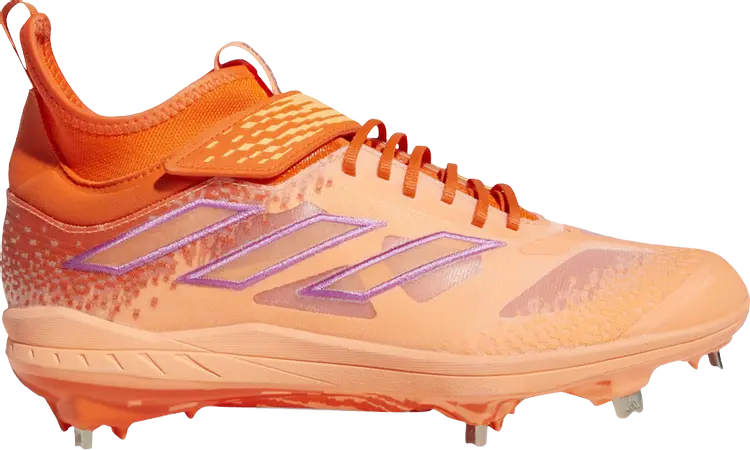 

Бутсы Adidas Adizero Afterburner NWV Velcro 'Impact Orange', оранжевый