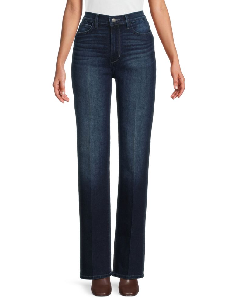 Широкие джинсы с высокой посадкой Joe'S Jeans, синий широкие джинсы с высокой посадкой nermorosa joe s jeans синий