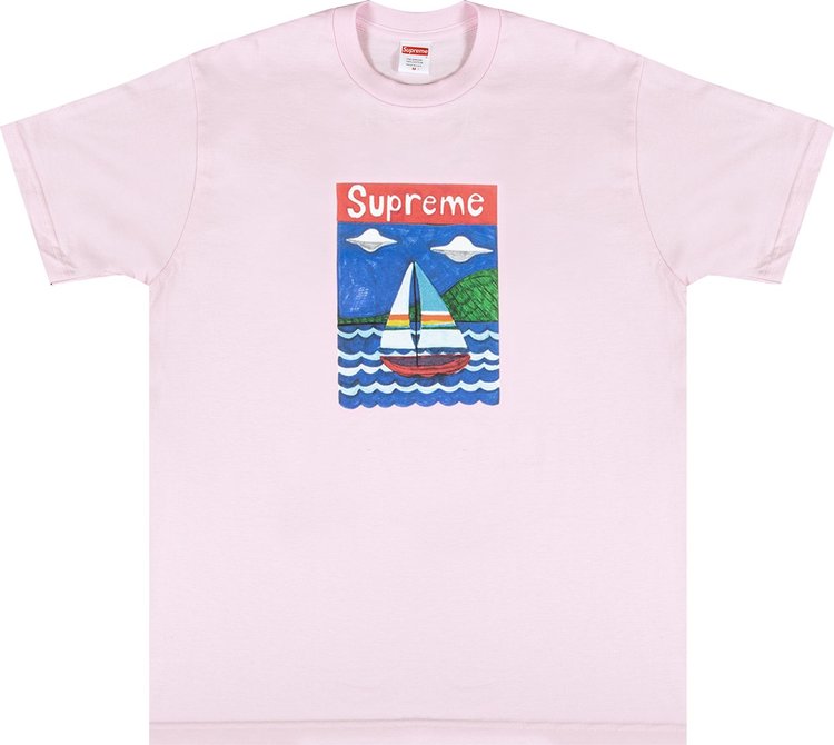 Футболка Supreme Sailboat Tee 'Light Pink', розовый футболка supreme hnic tee light pink розовый