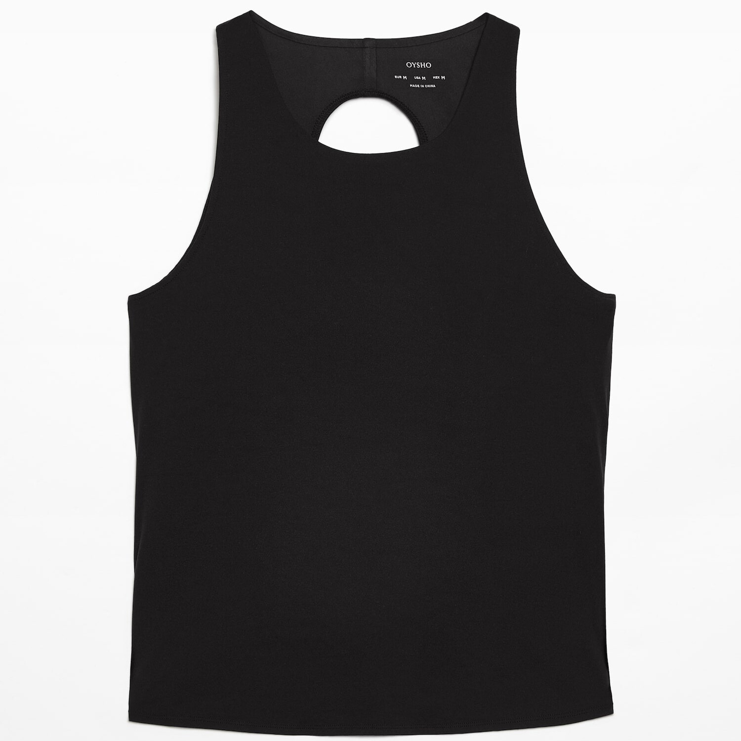 

Футболка Oysho Cross-Back Comfortlux, черный