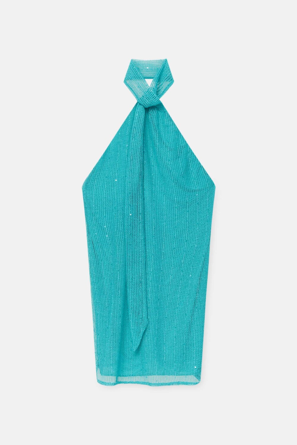 

Платье Pull&Bear Knitted, бирюзовый