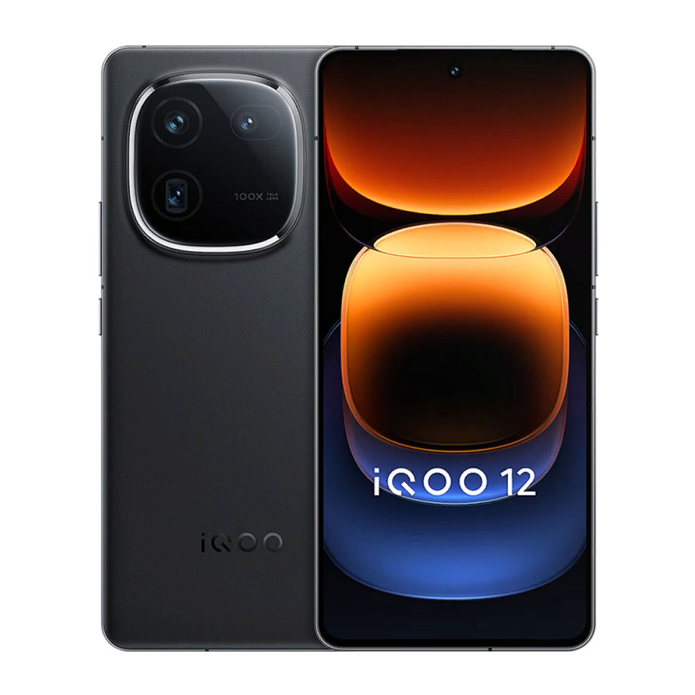 Смартфон iQOO 12, 12Гб/256Гб, 2 nano-Sim, чёрный смартфон iqoo neo8 12гб 512гб 2 nano sim зеленый