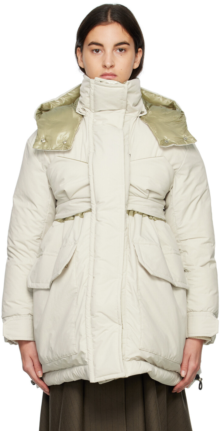 

Стеганая куртка Off-White sacai, Серый