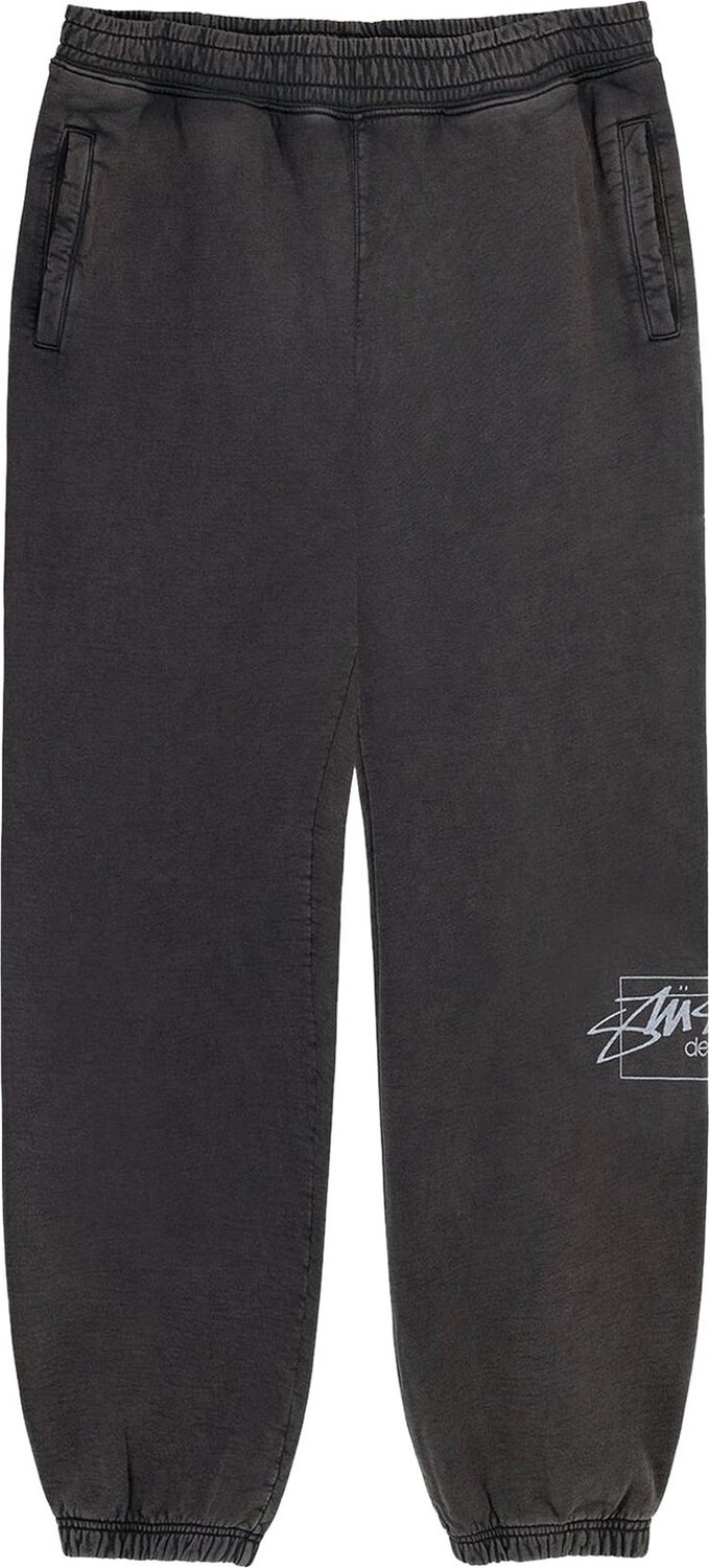 

Брюки Stussy Dyed Stüssy Designs Pant 'Black', черный