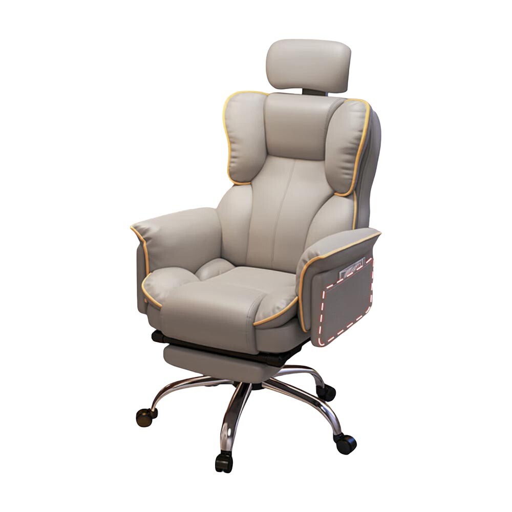 

Игровое кресло Yipinhui P507, сталь, серый/желтый