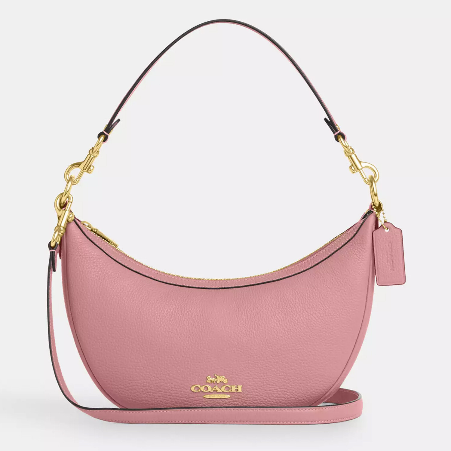 

Сумка Coach Outlet Aria Shoulder Bag, золотой/розовый