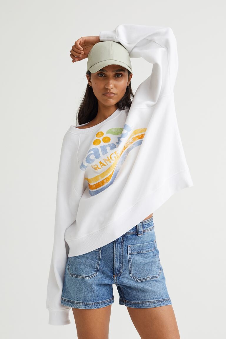 

Джинсовые шорты H&M, синий деним