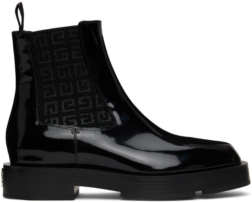 

Черные квадратные ботинки челси Givenchy