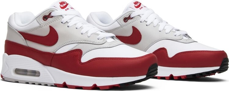 Nike air max 90/1 2025 white / university red