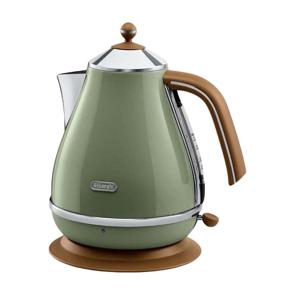Электрический чайник DeLonghi КВO2001, оливковый зеленый