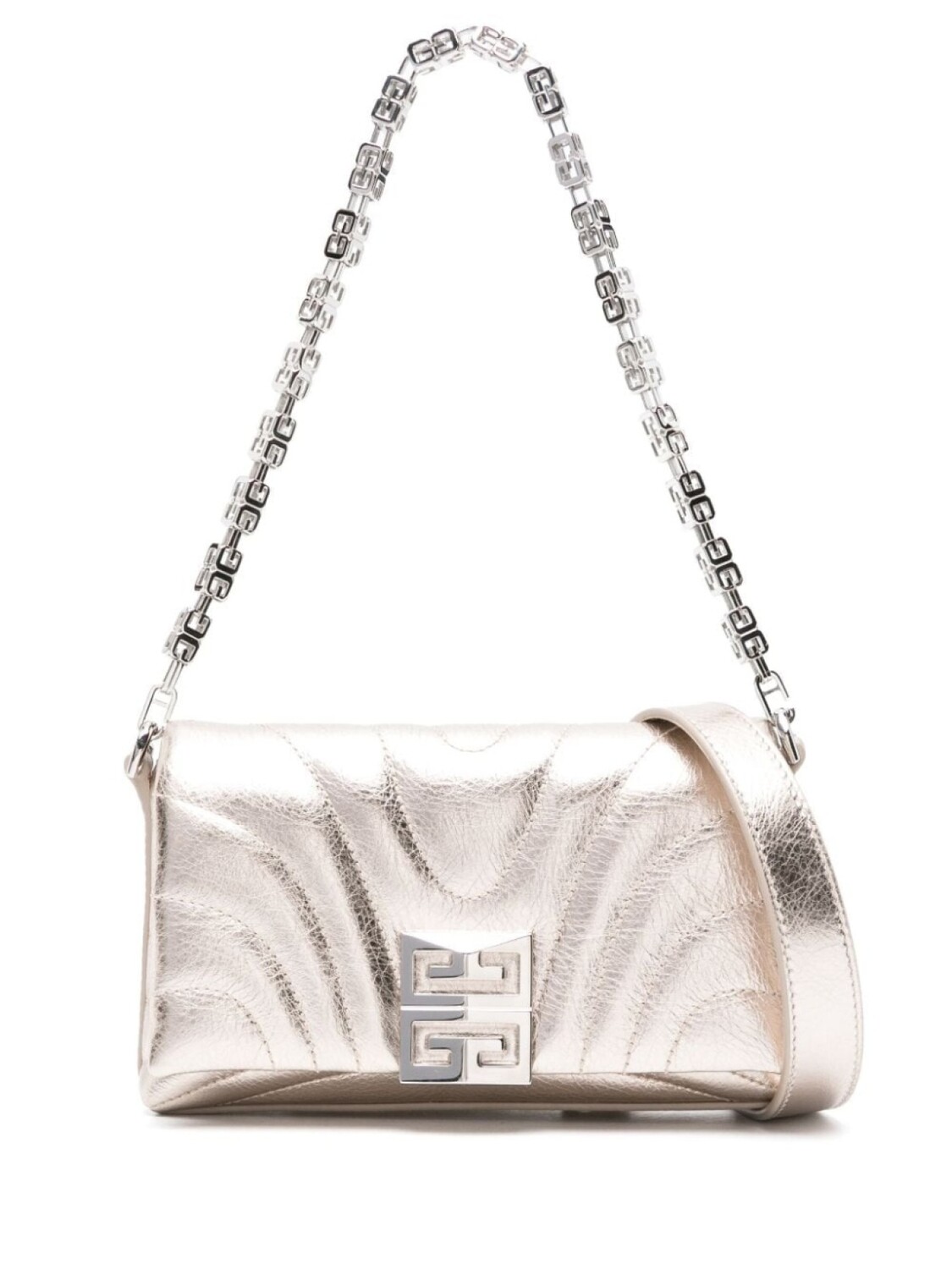 

Маленькая сумка на плечо с логотипом 4G Givenchy, металлик