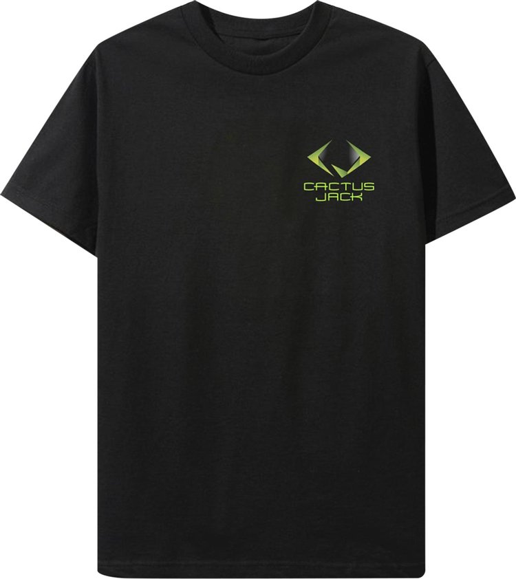 Футболка Cactus Jack by Travis Scott Gamer T-Shirt 'Black', черный