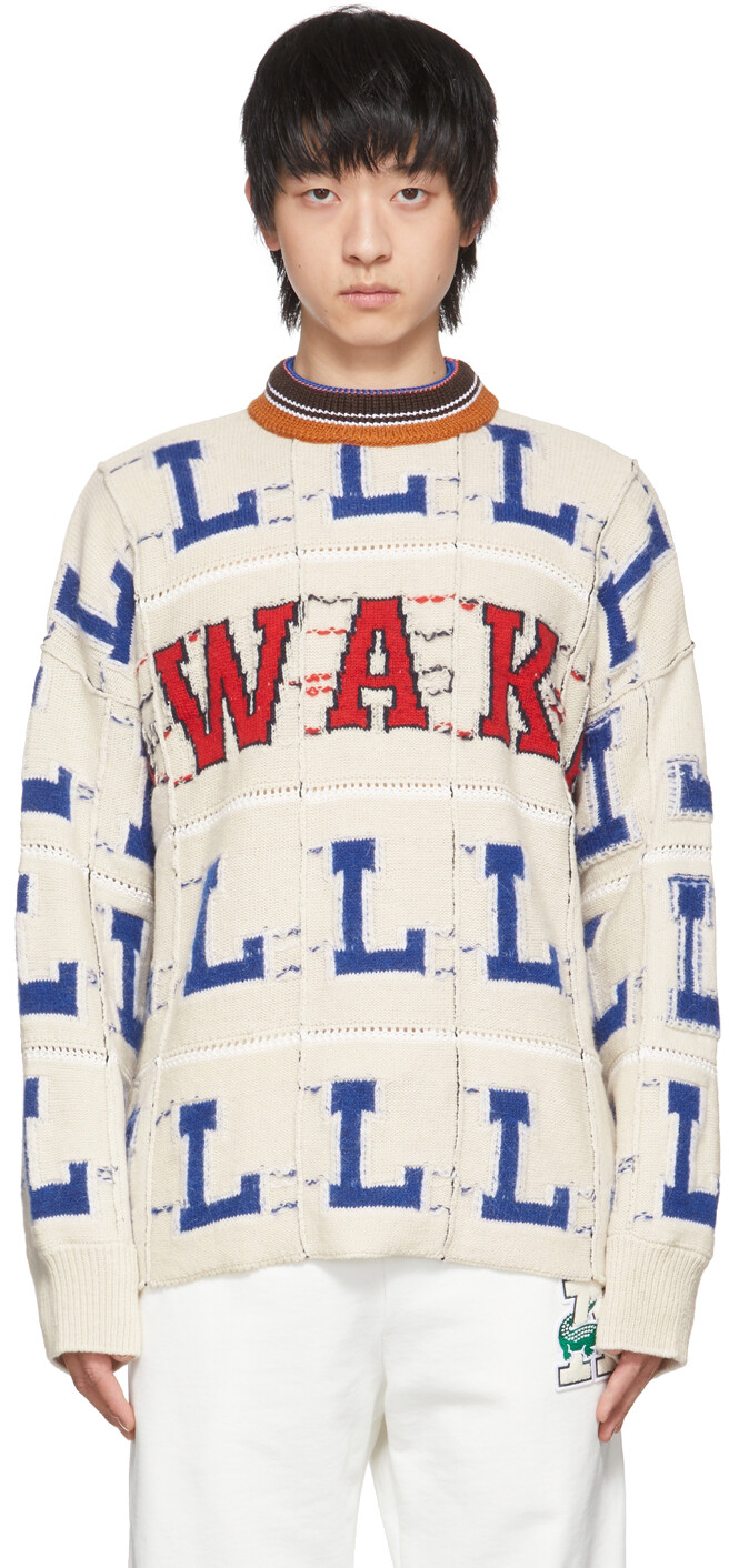 

Свитер из альпаки Off-White Lacoste Edition Awake NY
