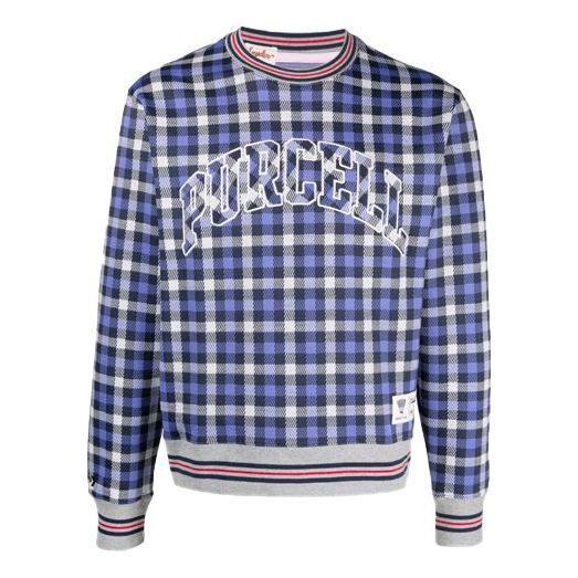 

Толстовка Men's Converse x Todd Snyder Crossover Series Plaid Pattern Loose Long Sleeves Blue, синий