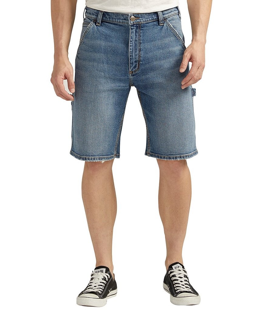 

Silver Jeans Co. Painter RLX 11 Джинсовые шорты с внутренним швом, синий