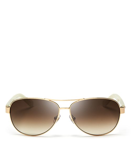 Солнцезащитные очки-авиаторы Dalia, 58 мм kate spade new york, цвет Gold
