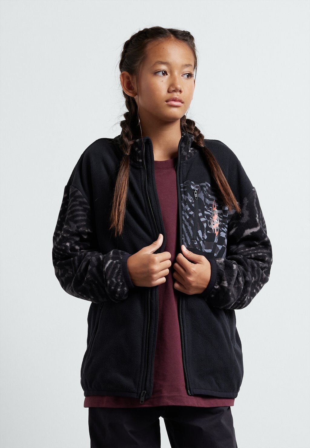 

Флисовая куртка Radical Times Polar Youth Unisex Quiksilver, черный