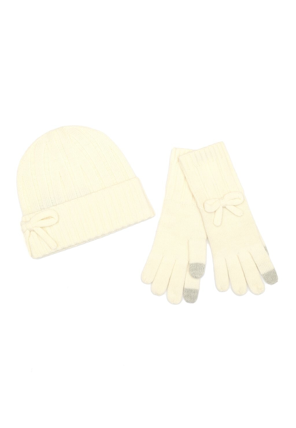 

Шапка BOW BOX SET kate spade new york, цвет open white
