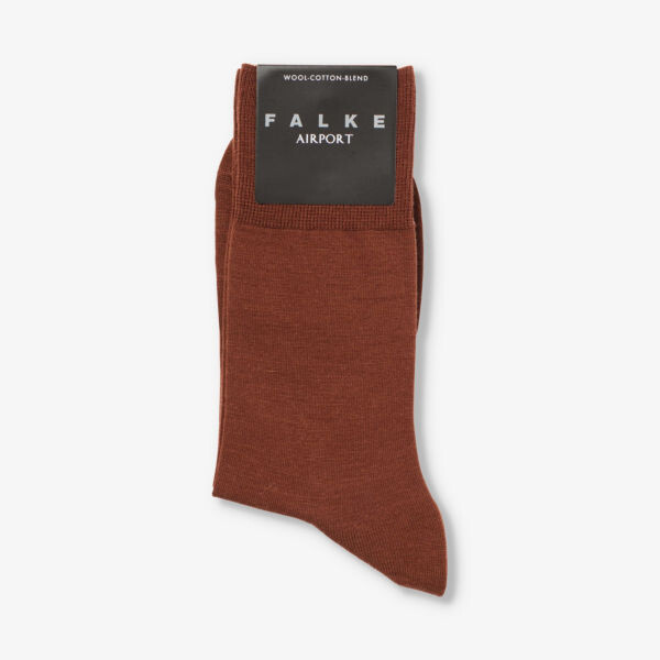 

Носки Airport стрейч из смесовой шерсти Falke, цвет brandy
