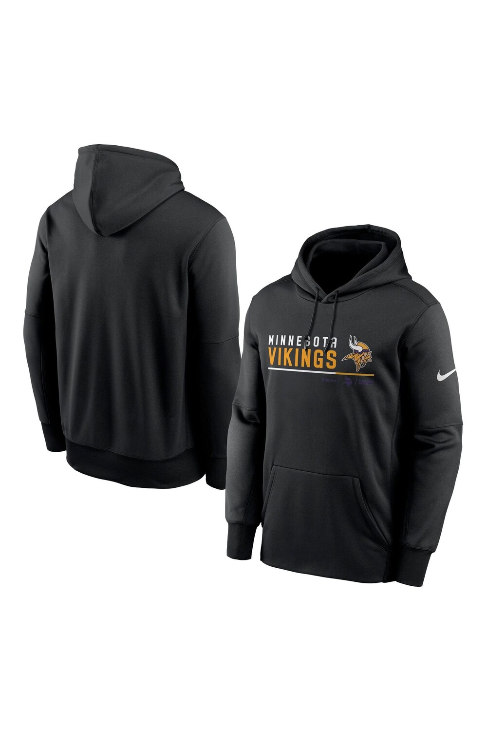 

Термотолстовка Fanatics Minnesota Vikings надеваемая через голову Nike, черный