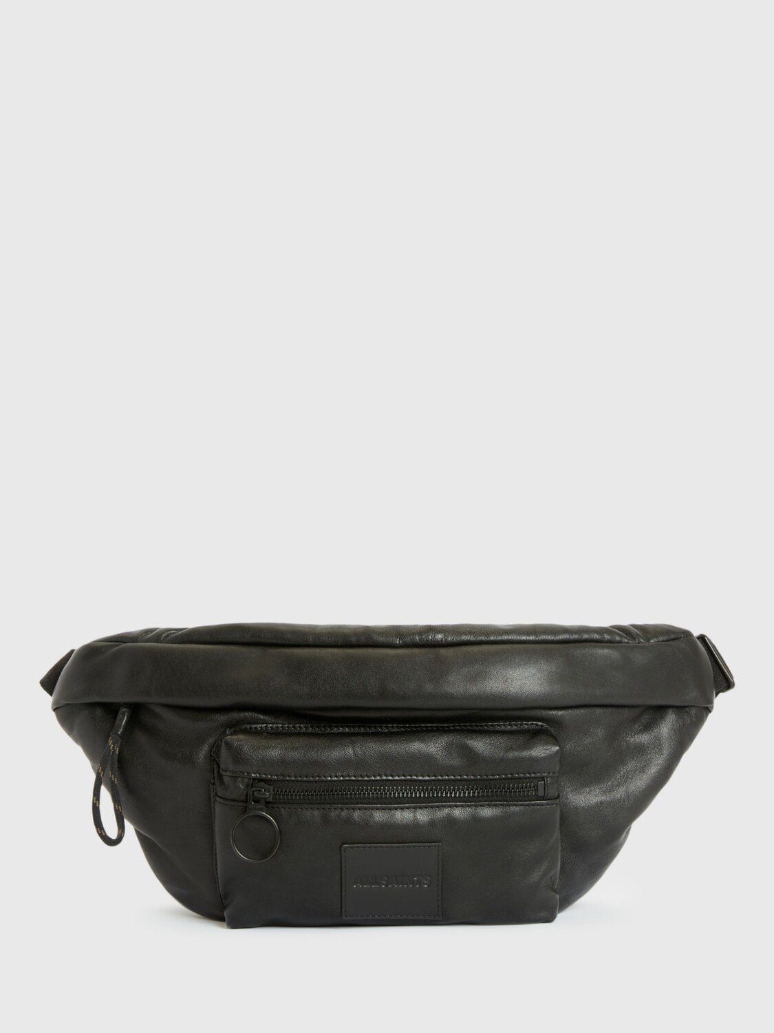 

Кожаная поясная сумка Ronin AllSaints, черный
