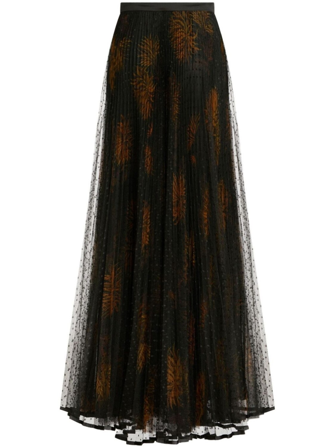

ETRO платье макси с принтом Dahlia, черный