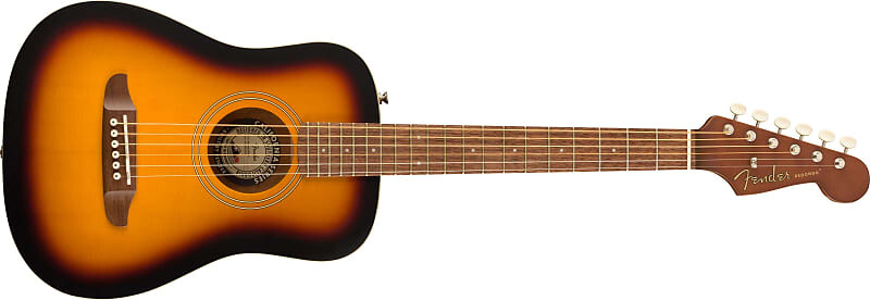 

Акустическая гитара Fender Redondo Mini 22 3/4" Scale Sunburst Finish Acoustic guitar with Gig Bag