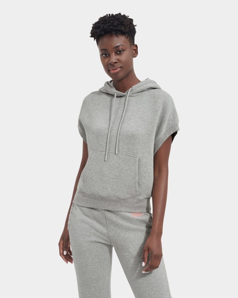 

Пуловер Jessikah Sleeveless Hoodie UGG, серый